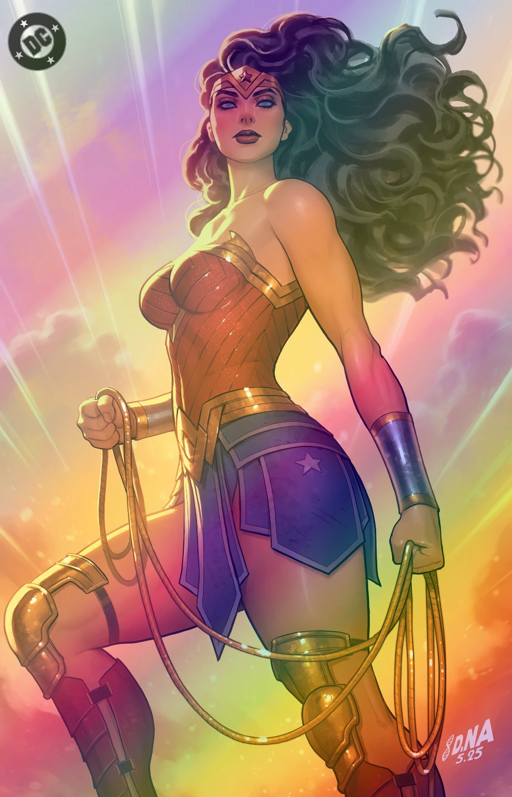 🌟FOIL🌟 WONDER WOMAN #25 (DAVID NAKAYAMA VARIANT)(2025) COMIC ~ DC COMICS