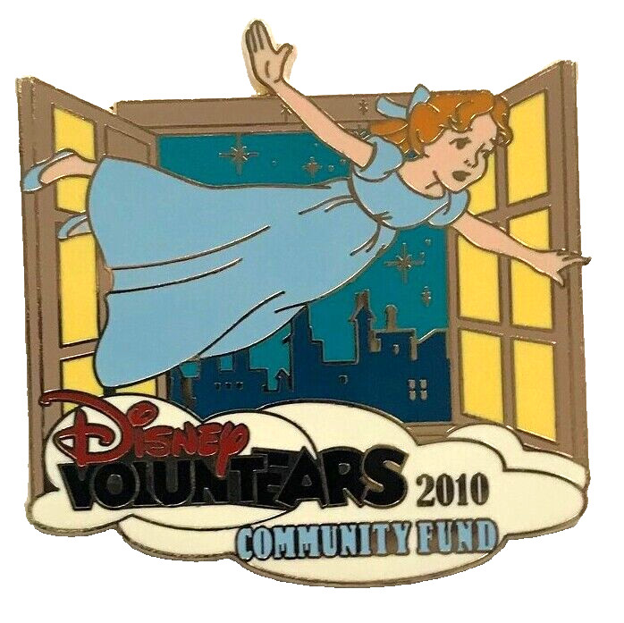 Cast Exclusive Peter Pan’s WENDY Disney 2010 Voluntears Community Fund LR Pin