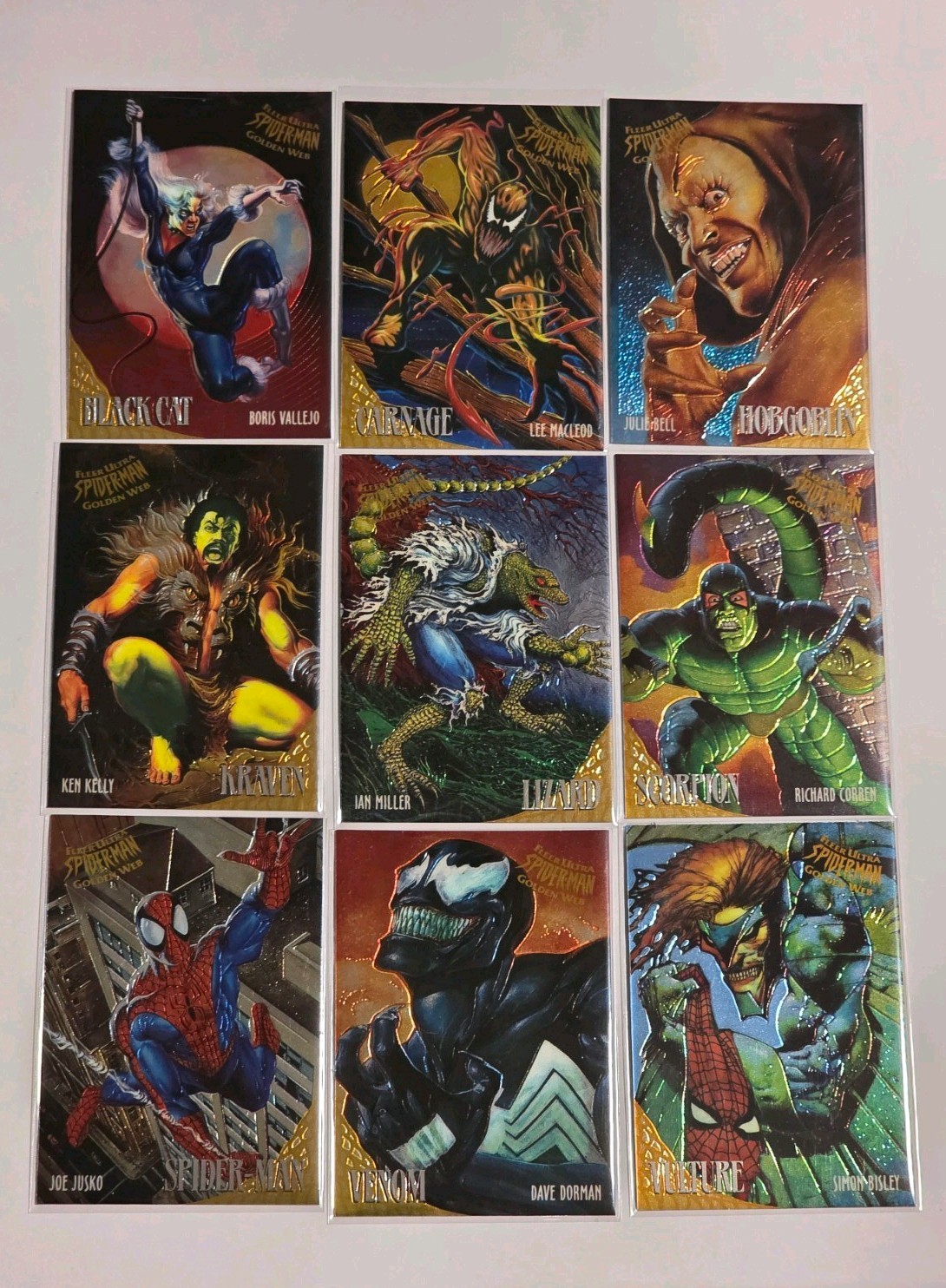 1995 Fleer Ultra Spider-Man COMPLETE Base Set 1-150 + Massive Insert Lot- Marvel