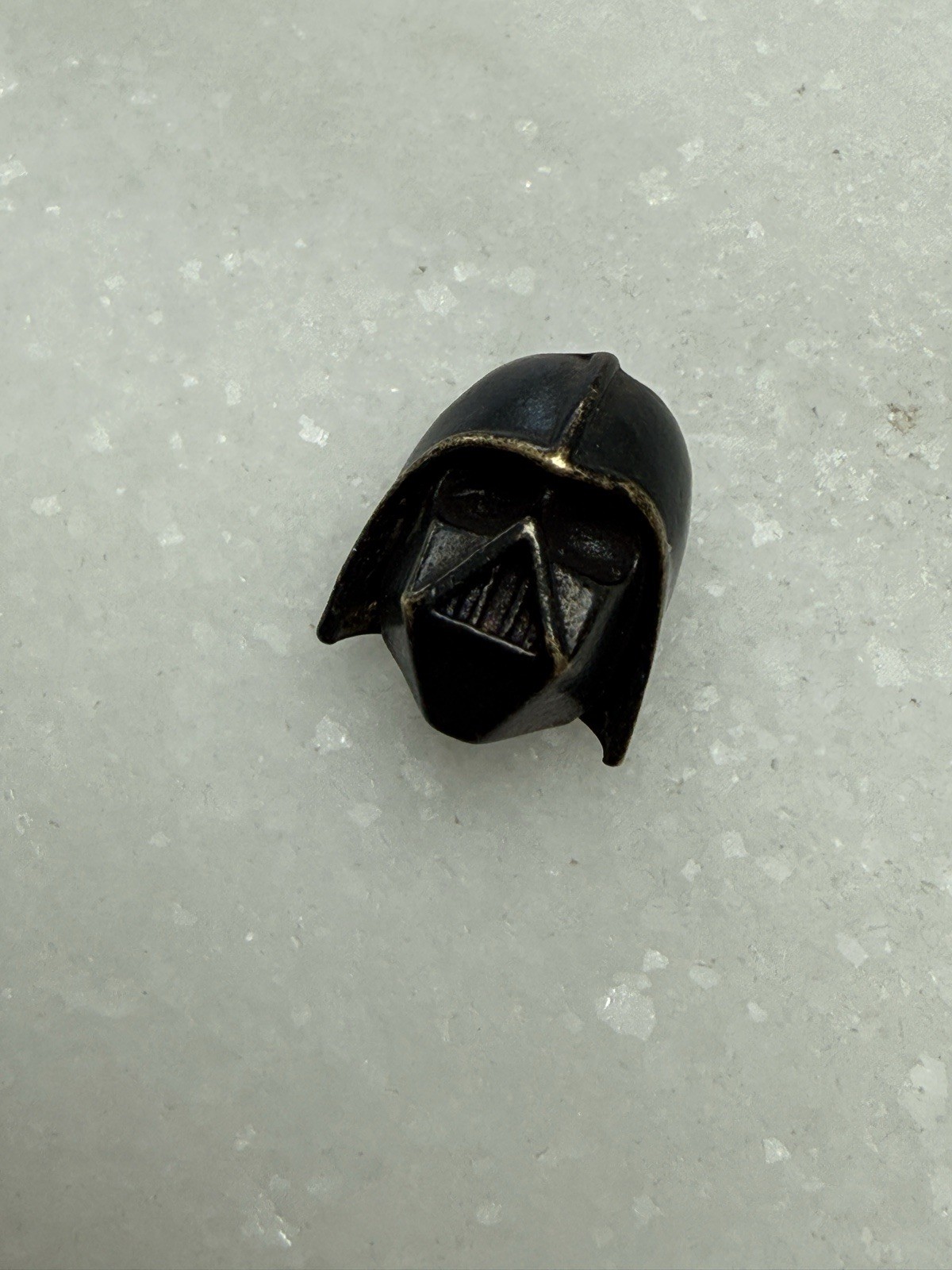 Darth Vader Brass Patina Bead EDC w/lanyard Hole