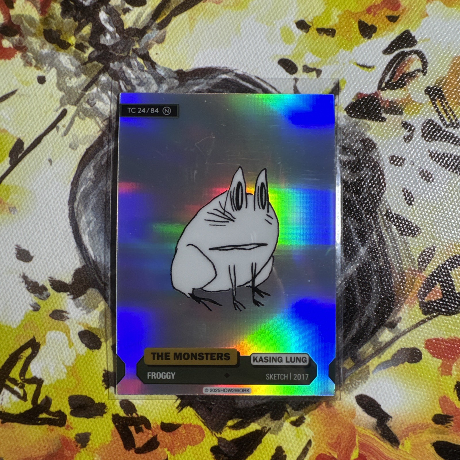 2025 How2Work THE MONSTERS Series 3 Trading Card FROGGY 24/84 N holo