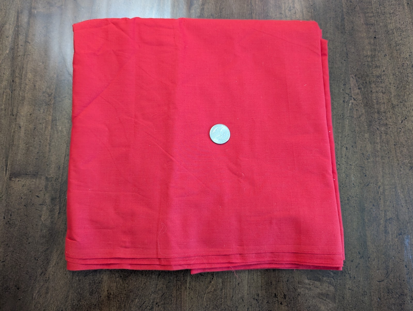 1 Yd/44″ 100%cotton TOMATO RED solid color Broadcloth Fabric BTY NEW
