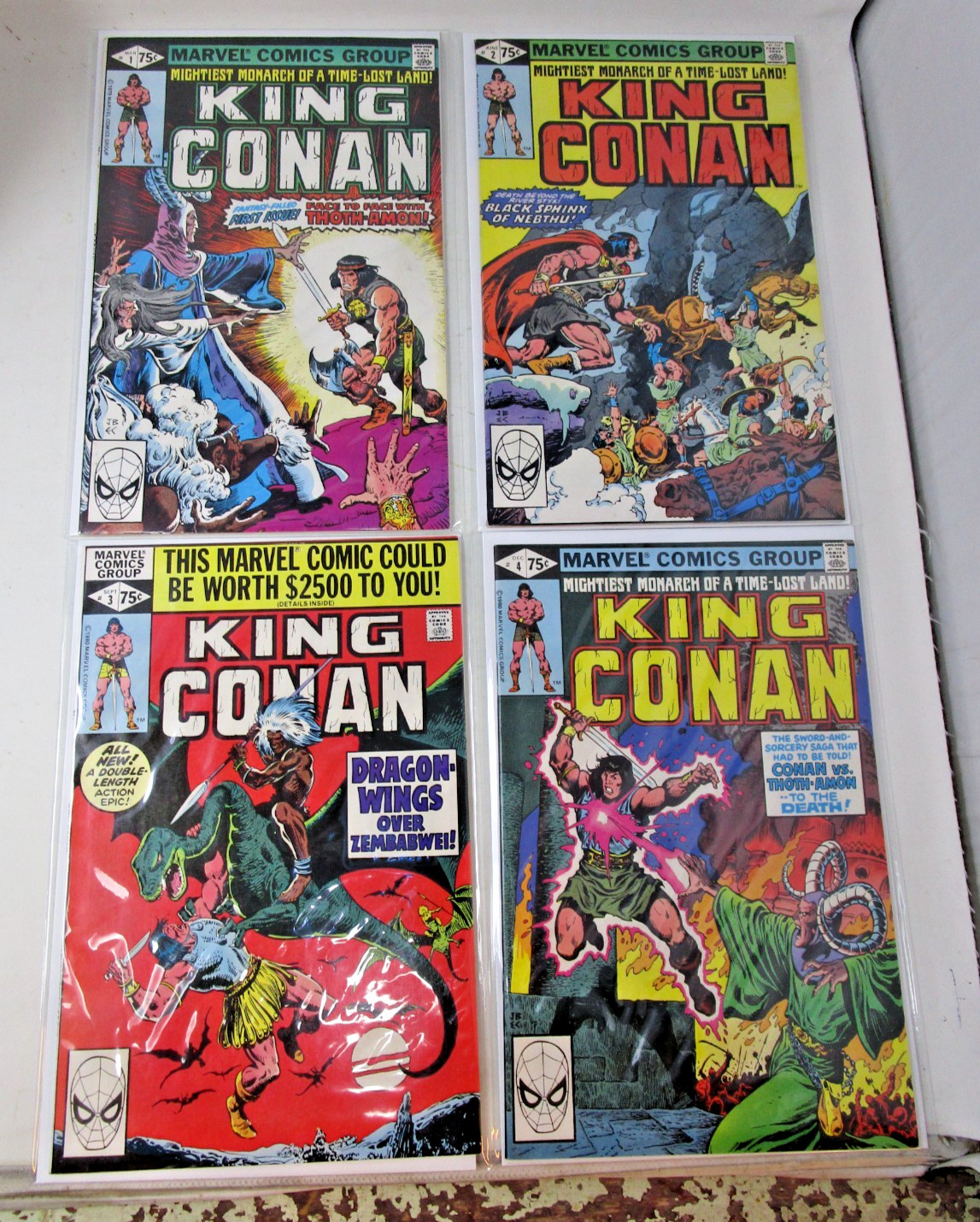 Conan the King #1-55 1980-89 [NM] High Grade Complete Set Marvel Vintage