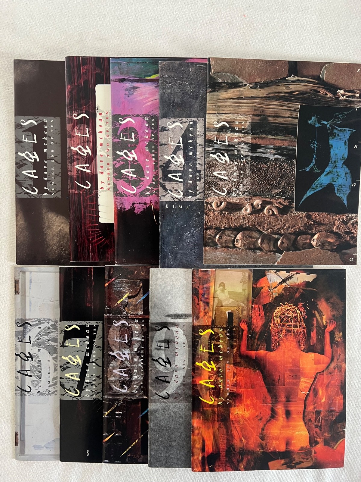 Cages #1-10 Complete Series Dave McKean Tundra/Kitchen Sink Comics Lot