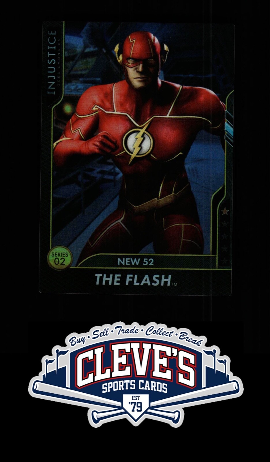 INJUSTICE GODS AMONG US DC FOIL THE FLASH SERIES 2 013/110 NEW 52