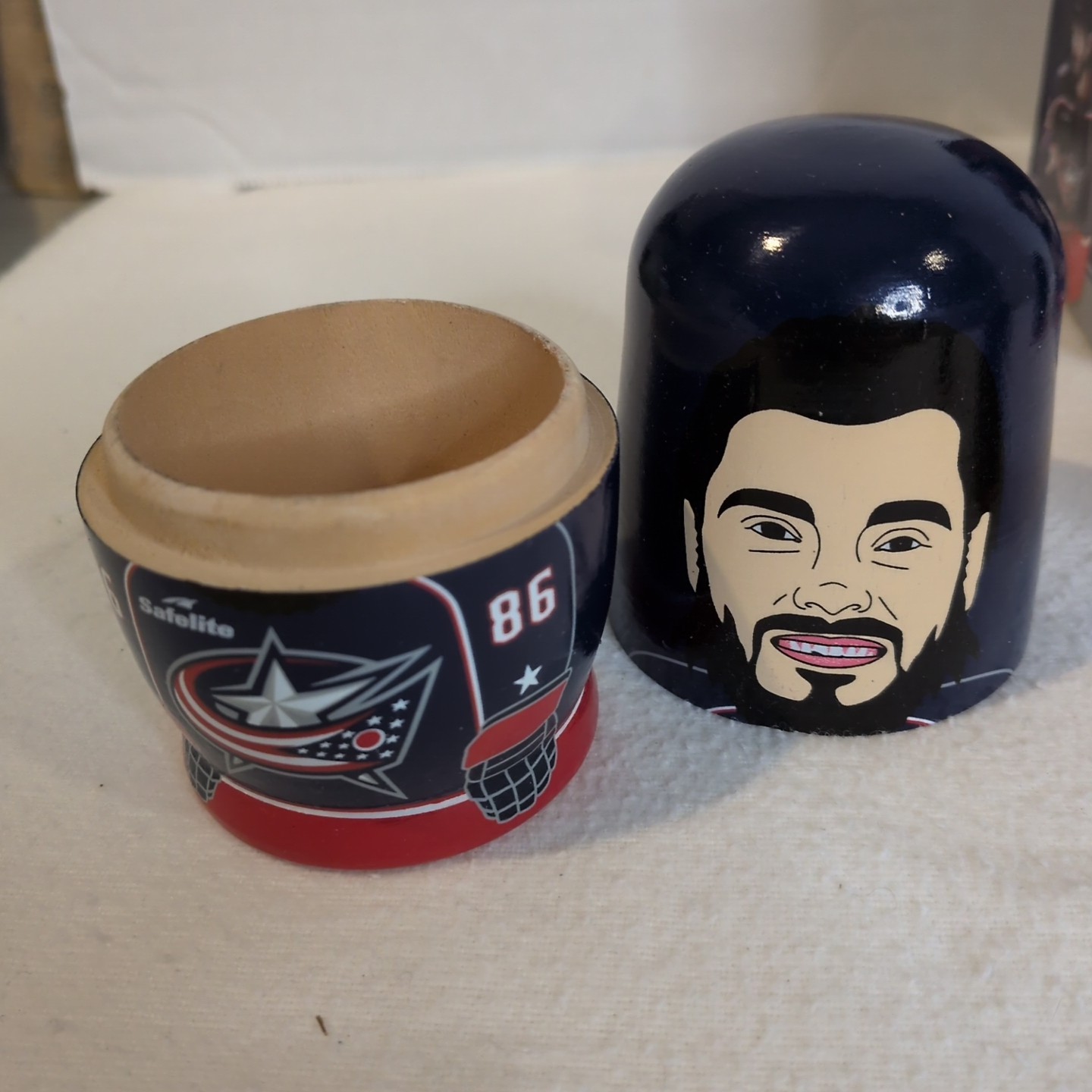 Columbus BlueJackets Nesting Dolls 2023 Success Brands Schmidt’s Restaurant Navy