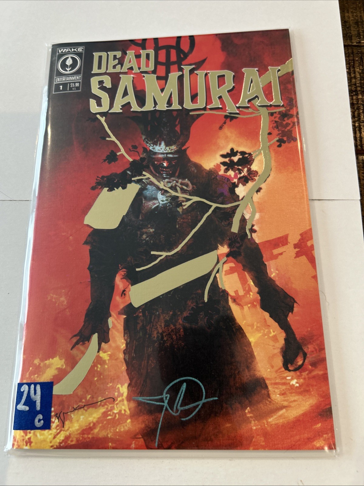 Dead Samurai #1 – Cover A – (Written by John Dolmayan) – Signed by John Dolmayan