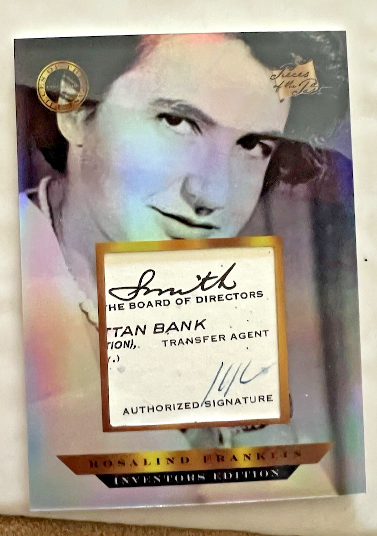 2025 Pieces Of The Past Inventors Edition #538 Rosalind Franklin