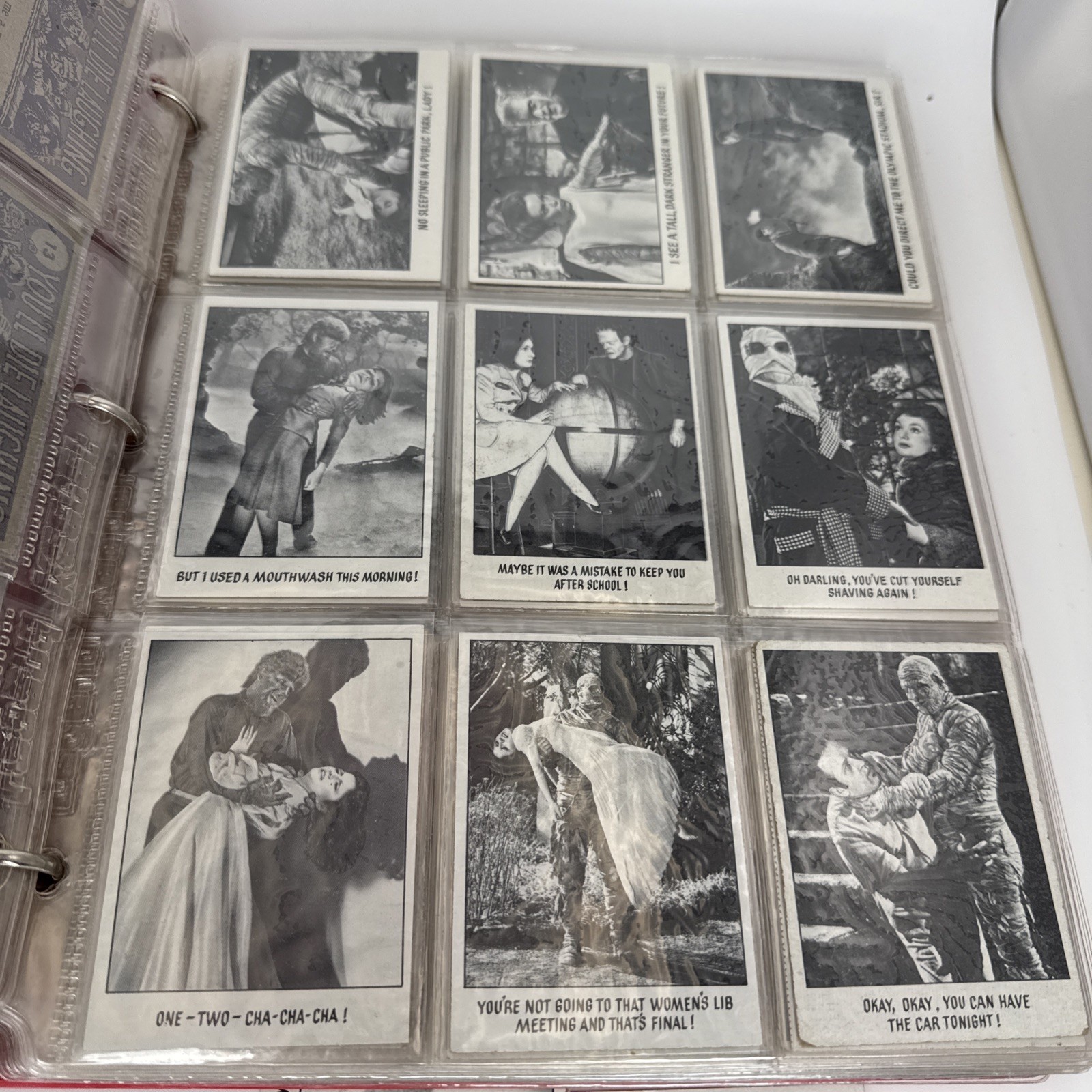 Vintage 1973 Topps Creature Features You’ll Die Laughing 128 Card Set Monster