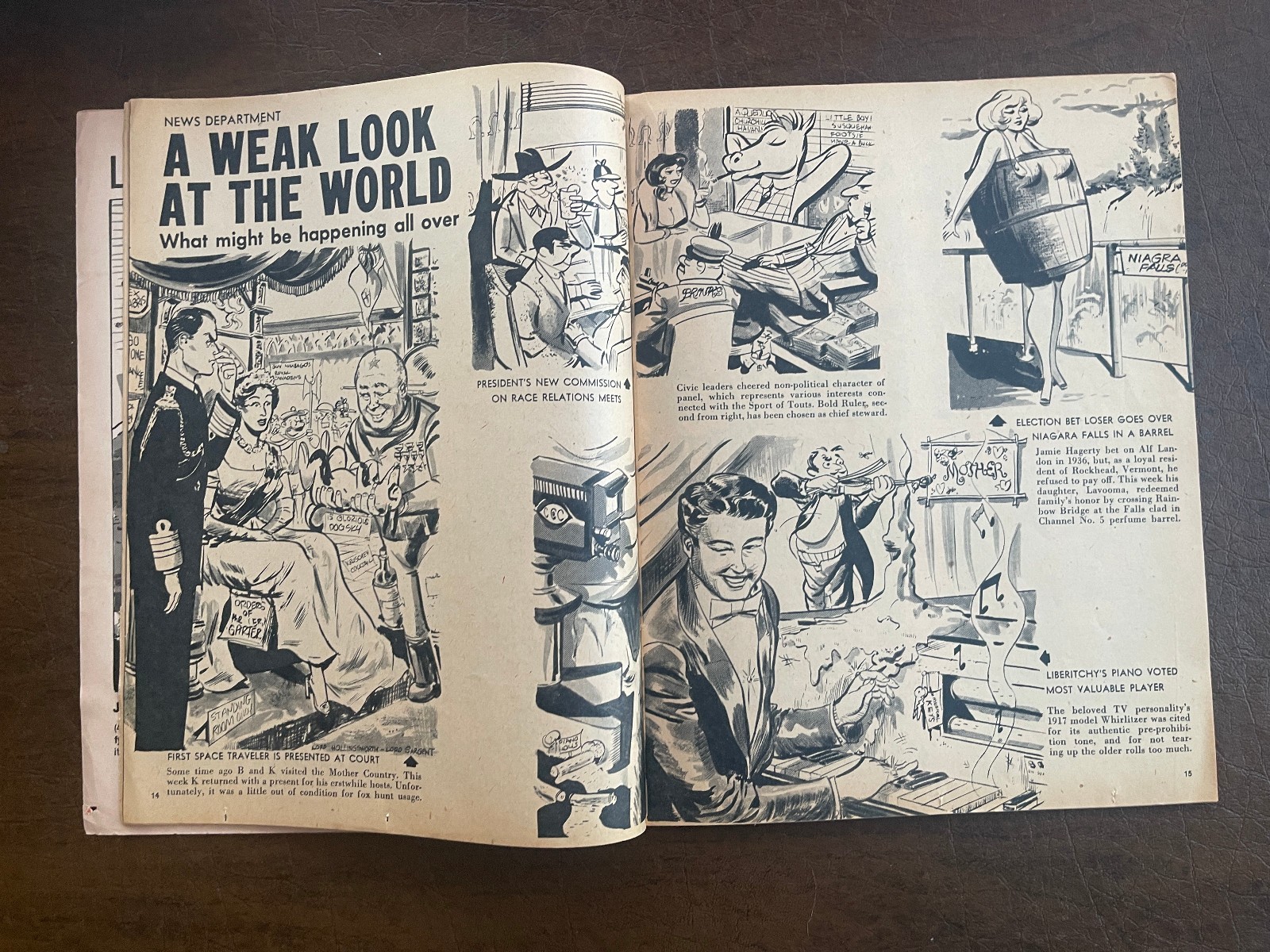 THIMK MAGAZINE #1 – 1958 – Good Plus (2.5) – Rare Competitor to Mad Magazine!