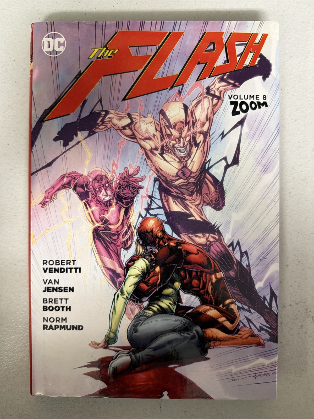 The Flash Volume 8 Zoom DC Hardcover 2016 Venditti Jensen Booth Barry Allen *B3