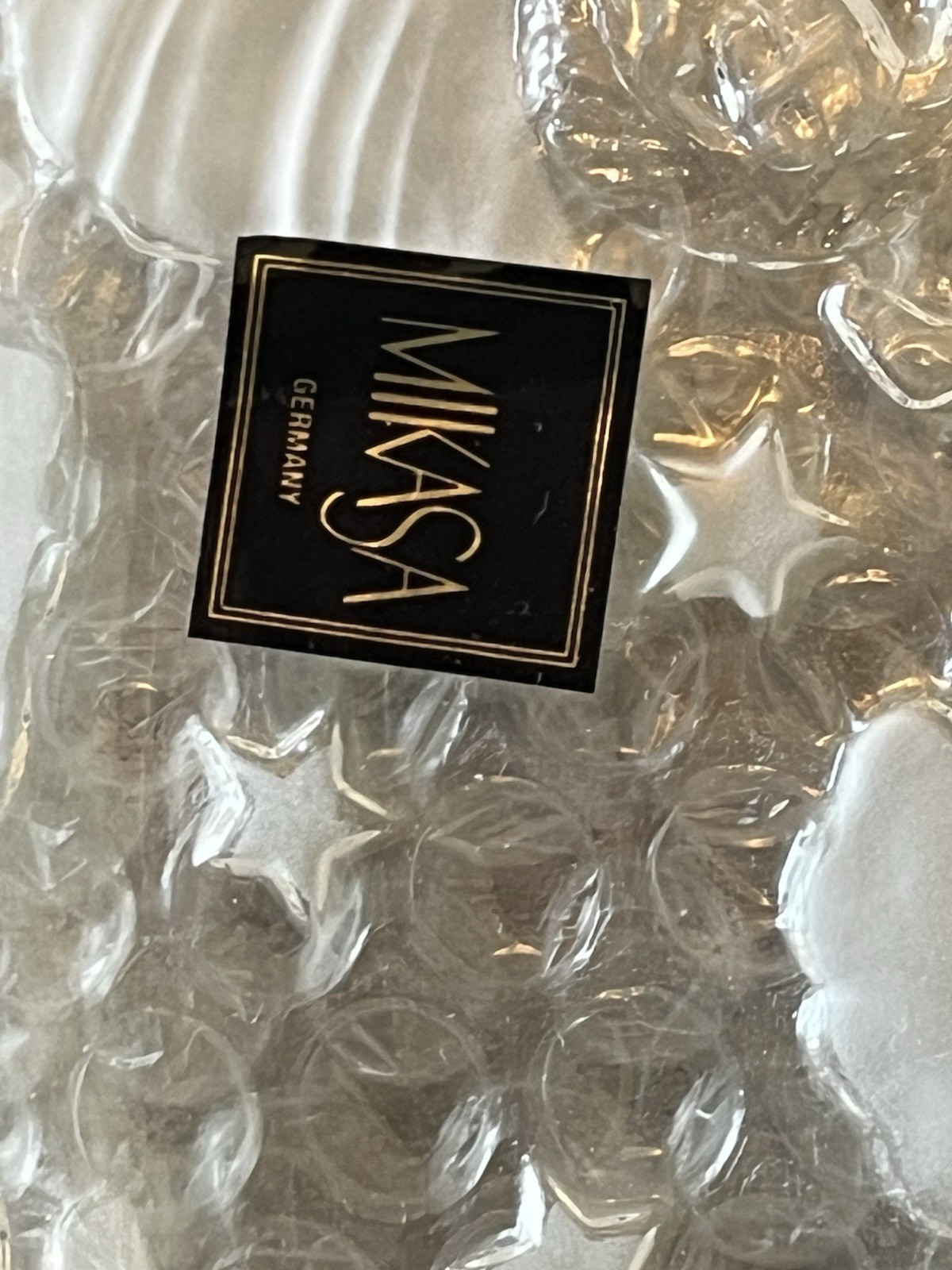 New Mikasa Holiday Lights Sweet Dish Angels 9.25″ x 7″ Made In Germany W/box