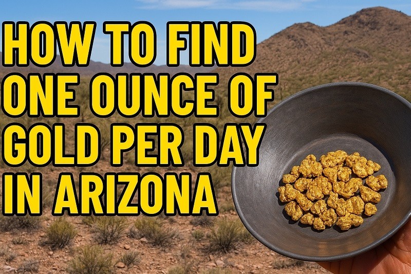 Where to Find One Ounce of Gold Per Day Prospecting in Arizona and Collect $3K