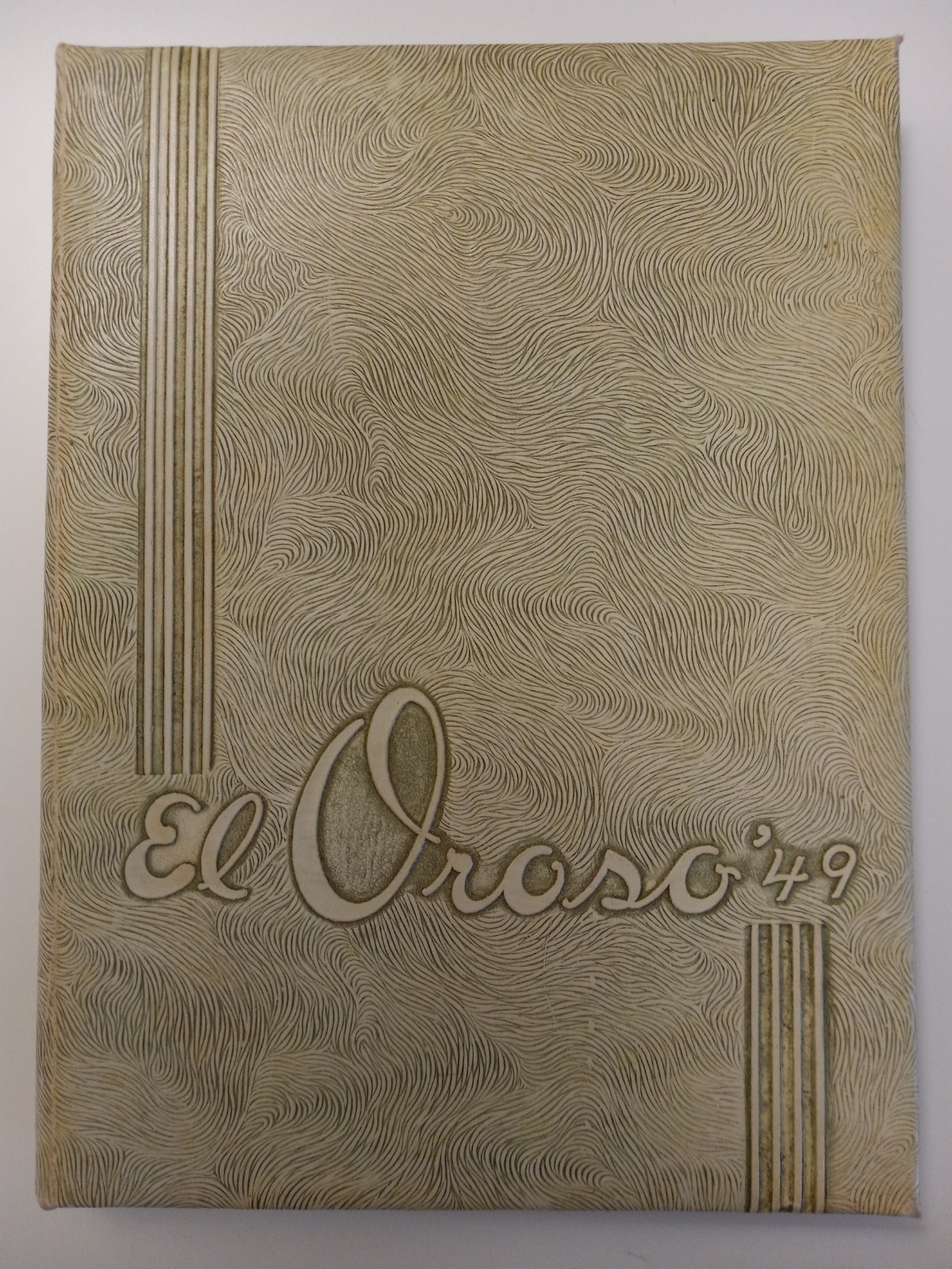 1949 San Jacinto Houston High School Yearbook El Oroso Texas TX