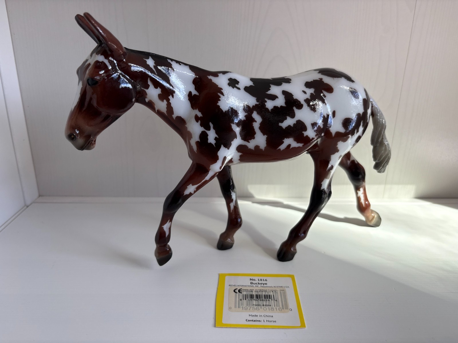 Breyer Collectors Club Appreciation CCA Glossy Buckeye ~ 200 Made ~ With Barcode