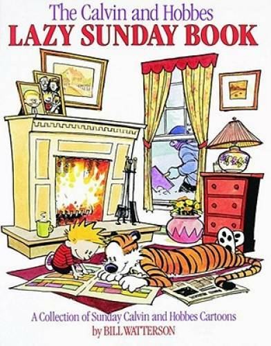 The Calvin and Hobbes Lazy Sunday Book – Paperback – VERY GOOD