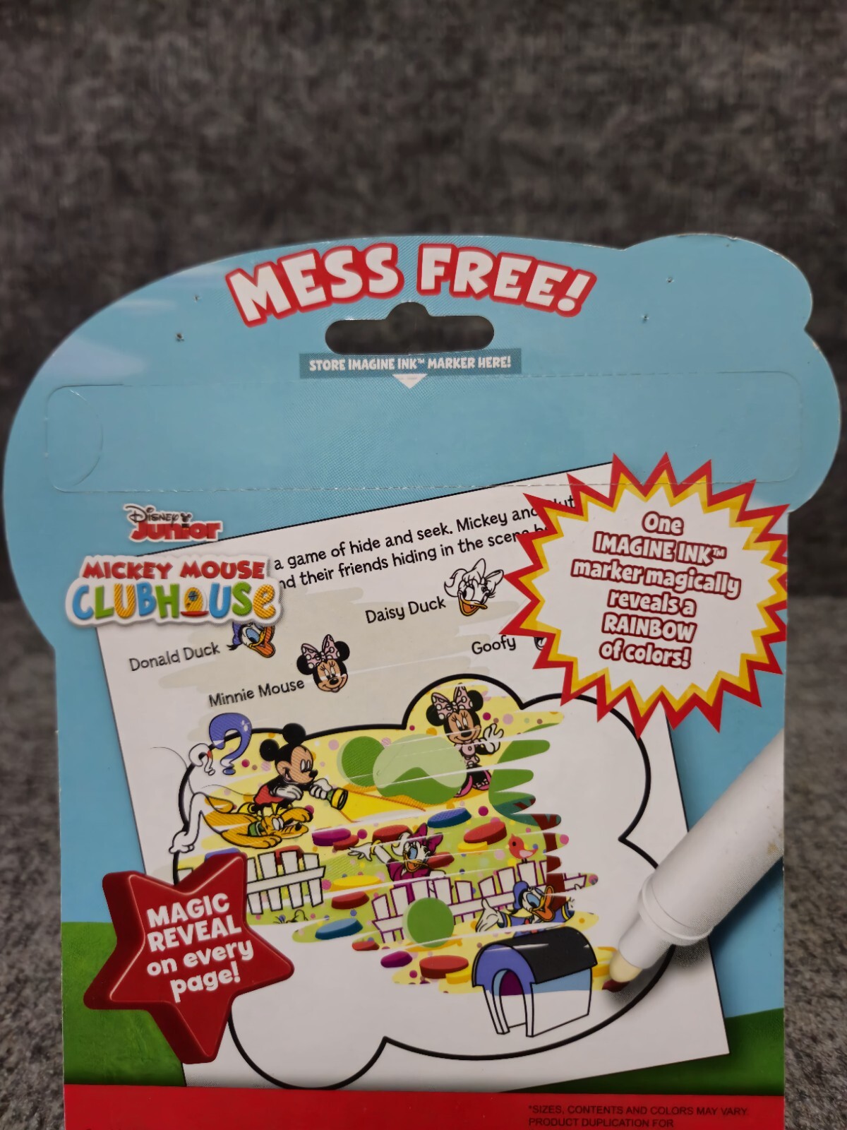 Disney Junior Mickey Mess Free 2 Marker Imagine Ink Magic Ink Pictures