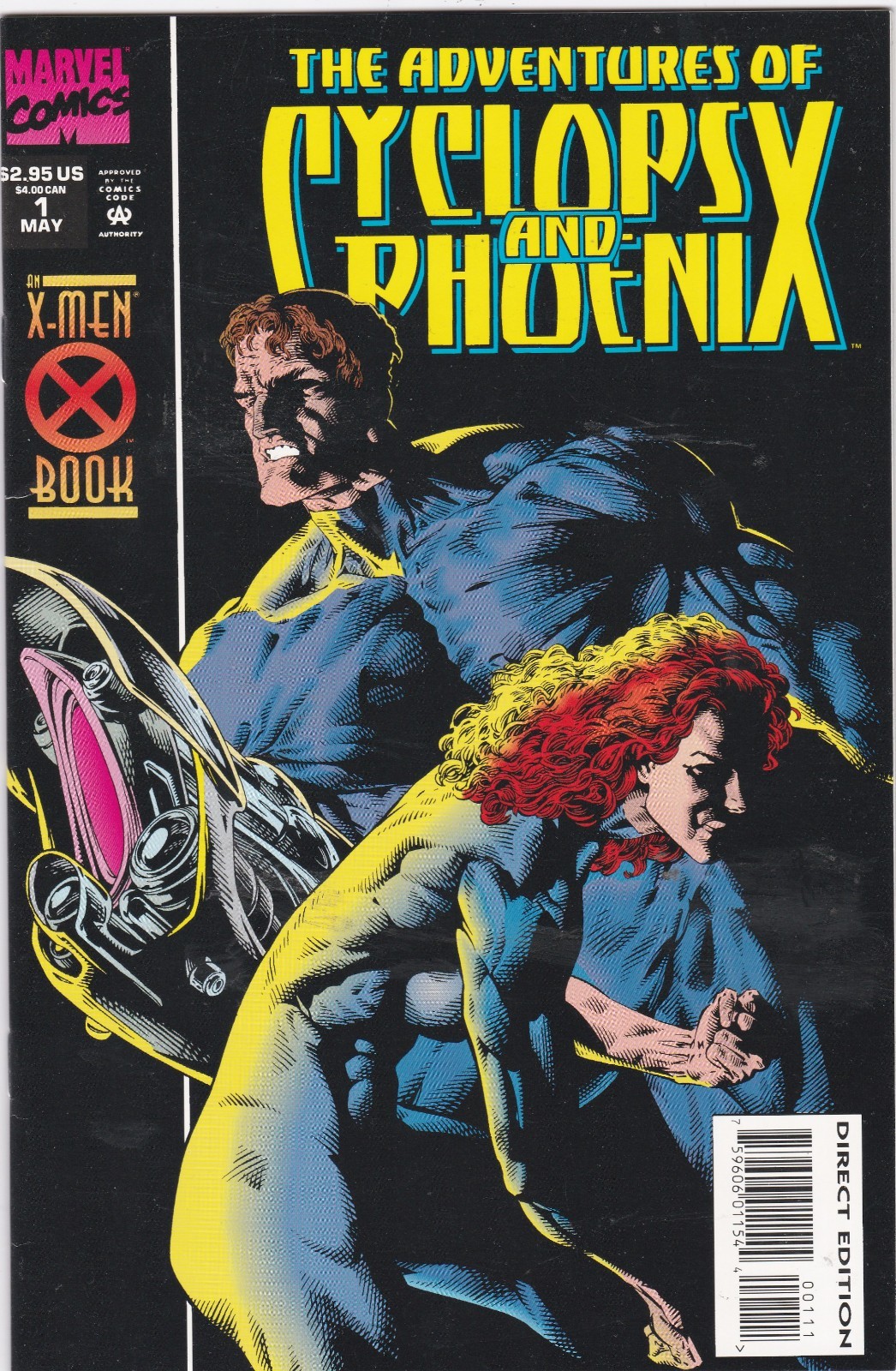 Adventures of Cyclops and Phoenix #1. Marvel Comics 1994 VF/NM (9.0)