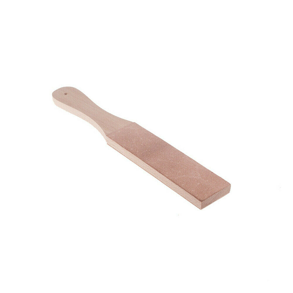Double-sided Leather Strop with Polishing Compound Kit for Knife Sharpening
