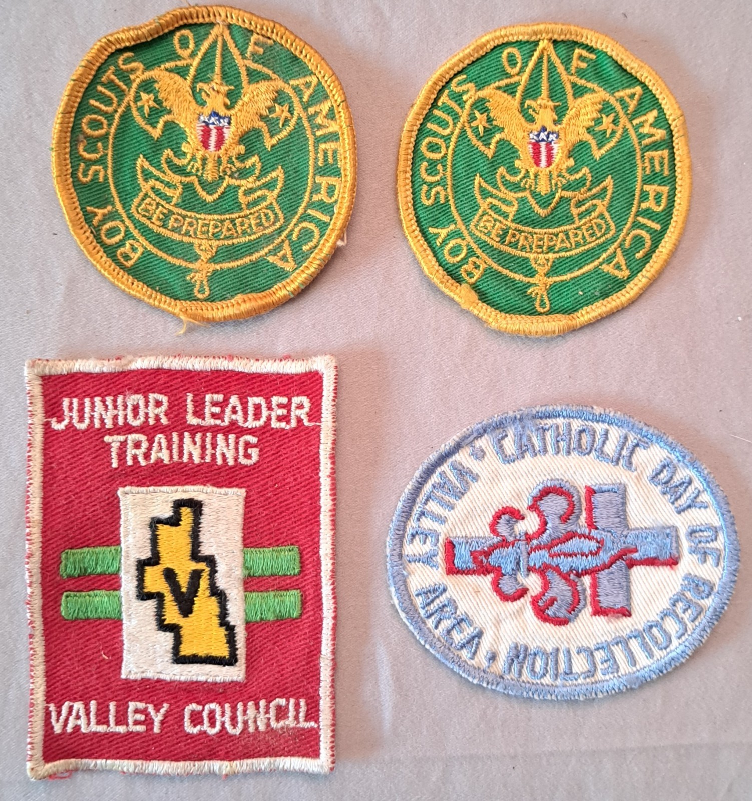 Vintage Wisconsin Boy Scout Patch Lot Training Camp Council Mixed Very Good