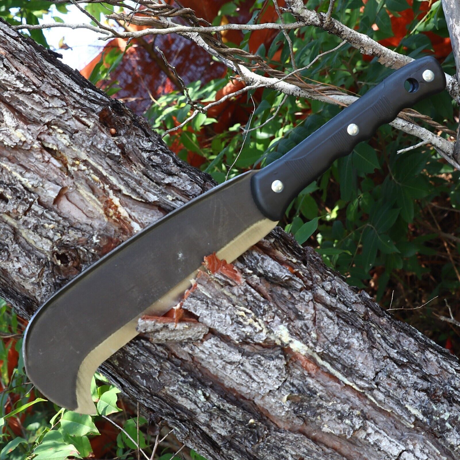 CARBON STEEL BILLHOOK SICKLE MACHETE FOR CLEARING AND HARVESTING YARD TOOL