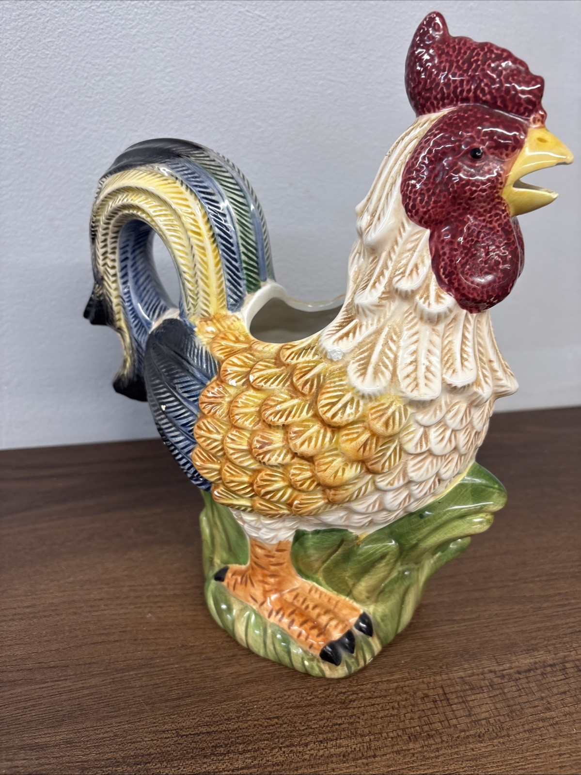 Jay Import Co Vintage Ceramic Rooster Planter