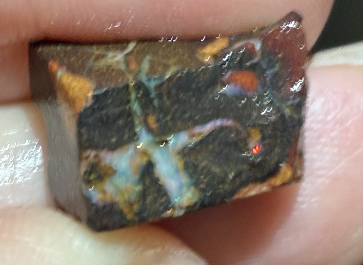 10ct Australian Small Boulder Double Sided Opal Rough Loose Specimen A65