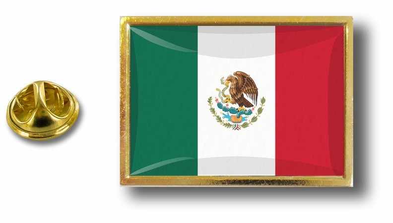 Pins Pin Badge Pin’s Metal Clip Butterfly Flag Mexico Mexican