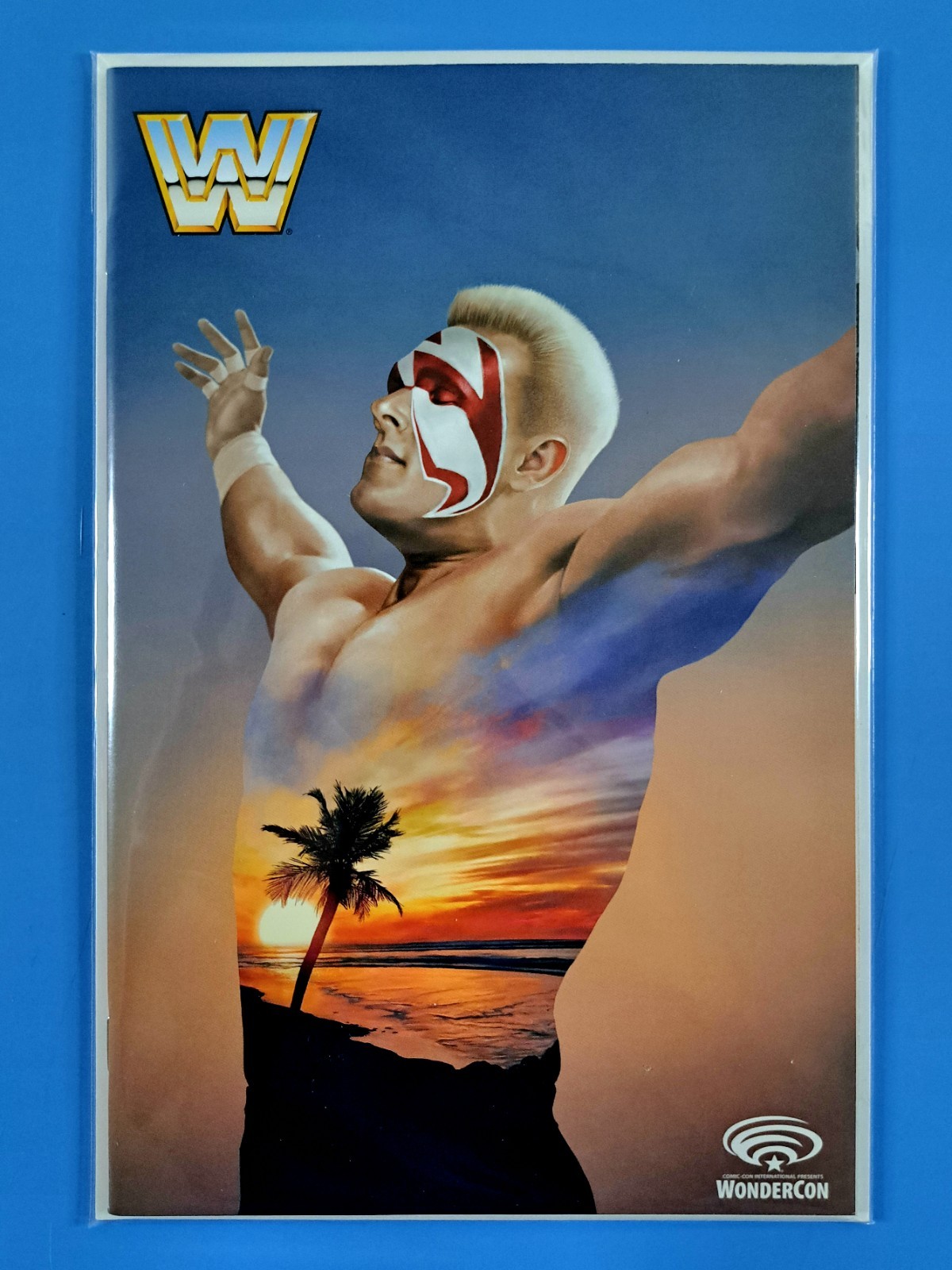 WWE Wrestlemania Special #1 Boom (2017) Rahzzah Wondercon Sting Variant NM+🔥