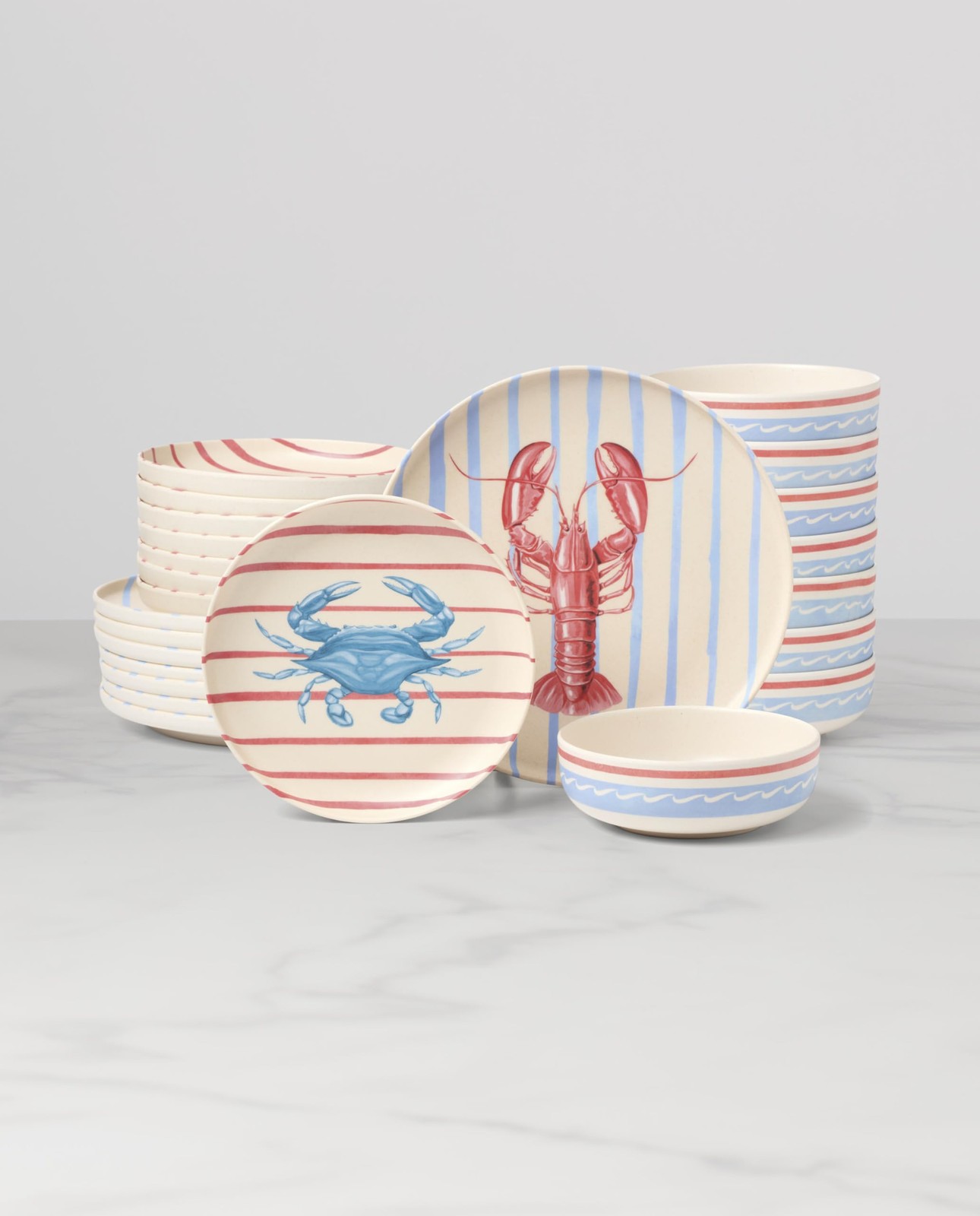 Oneida Dinnerware Sets 24 Seven Melamine Wharfside Dinnerware Set Set For 8
