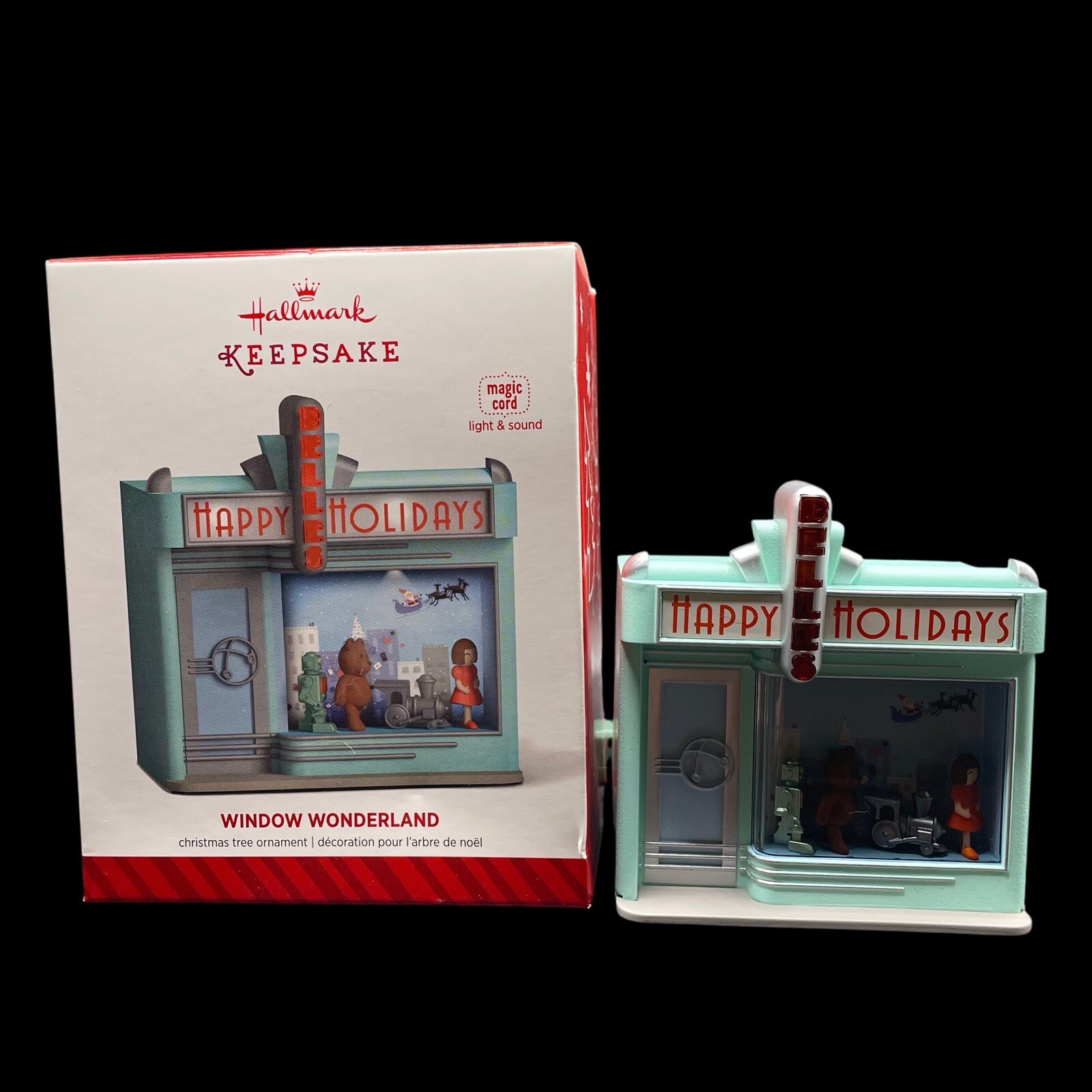 2014 Hallmark Keepsake Ornament Window Wonderland, Magic Cord Not Included