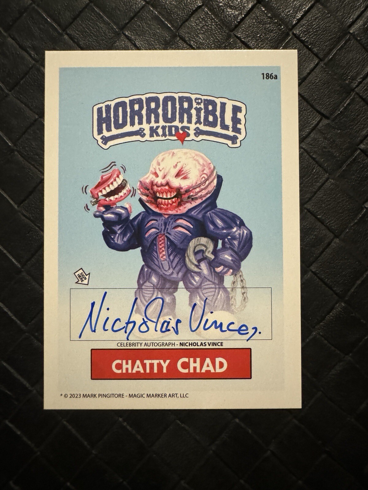 Horrorible Kids Magic Marker GPK CHATTY CHAD Auto NICHOLAS VINCE Hell Raiser