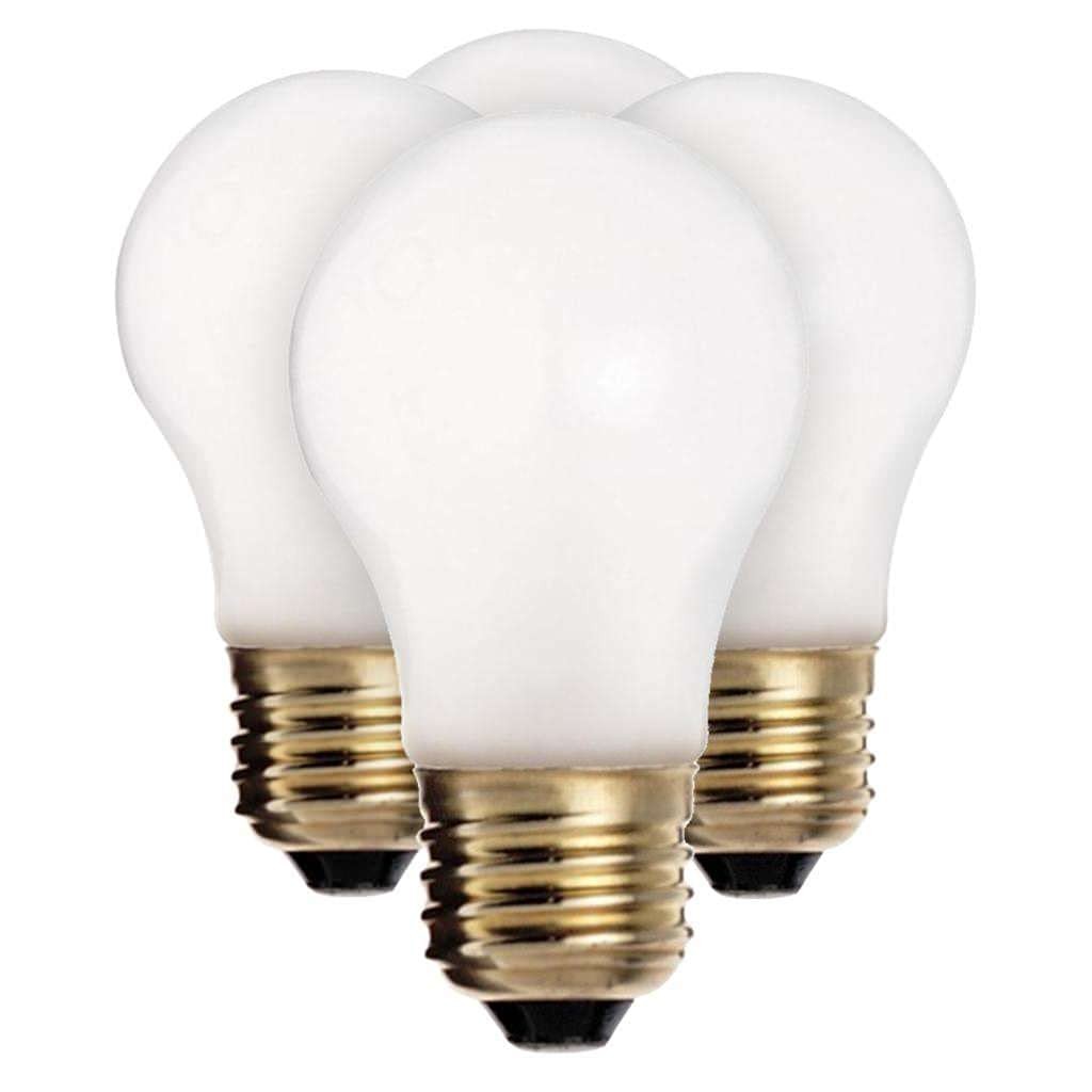 Satco S8525 40 watt A15 Incandescent; Frosted; 2500 Average Rated A15, White