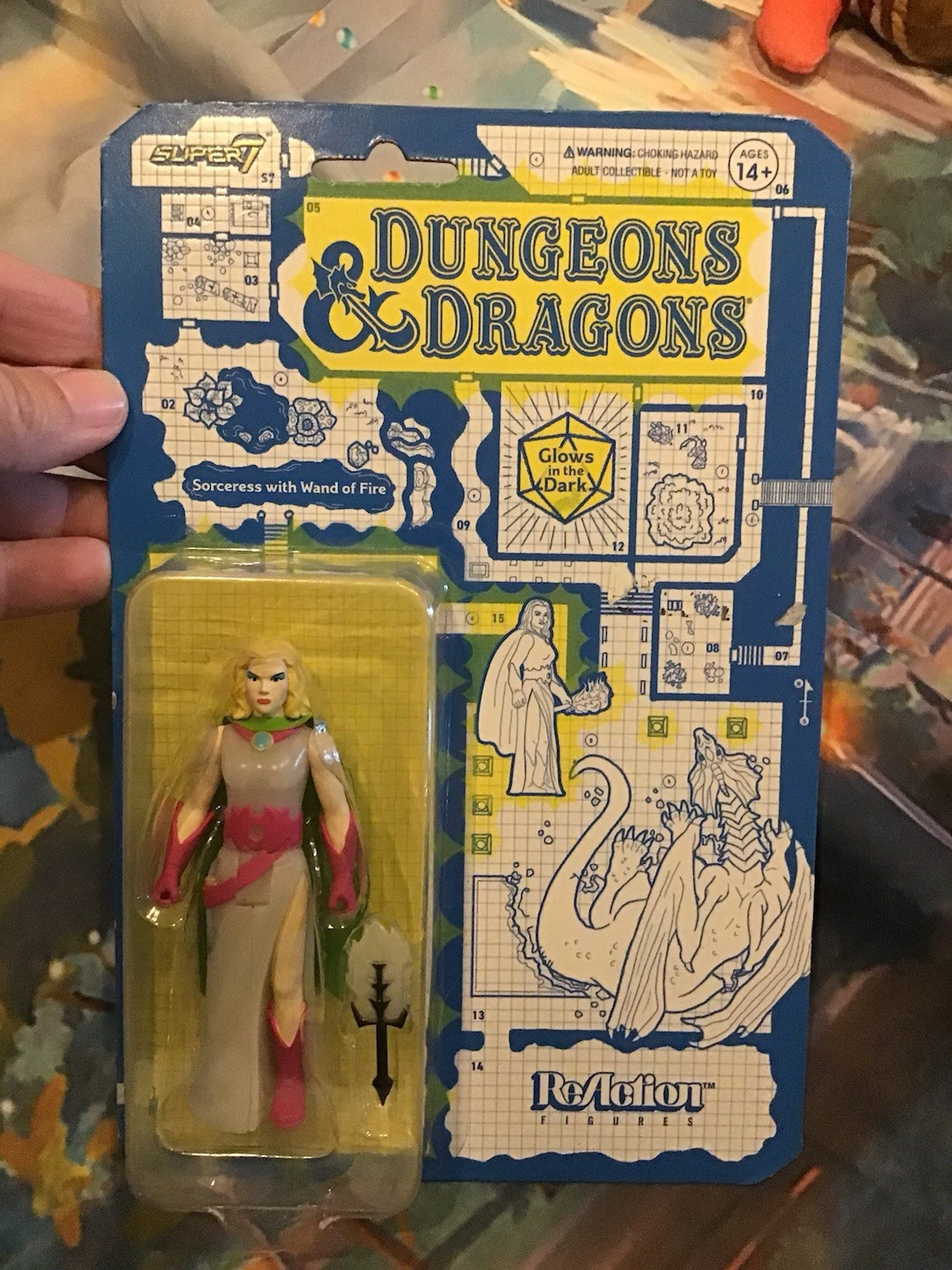 Dungeons & Dragons Reflection Figures Sorceress With Wand Of Fire 3.75 Inch-NEW