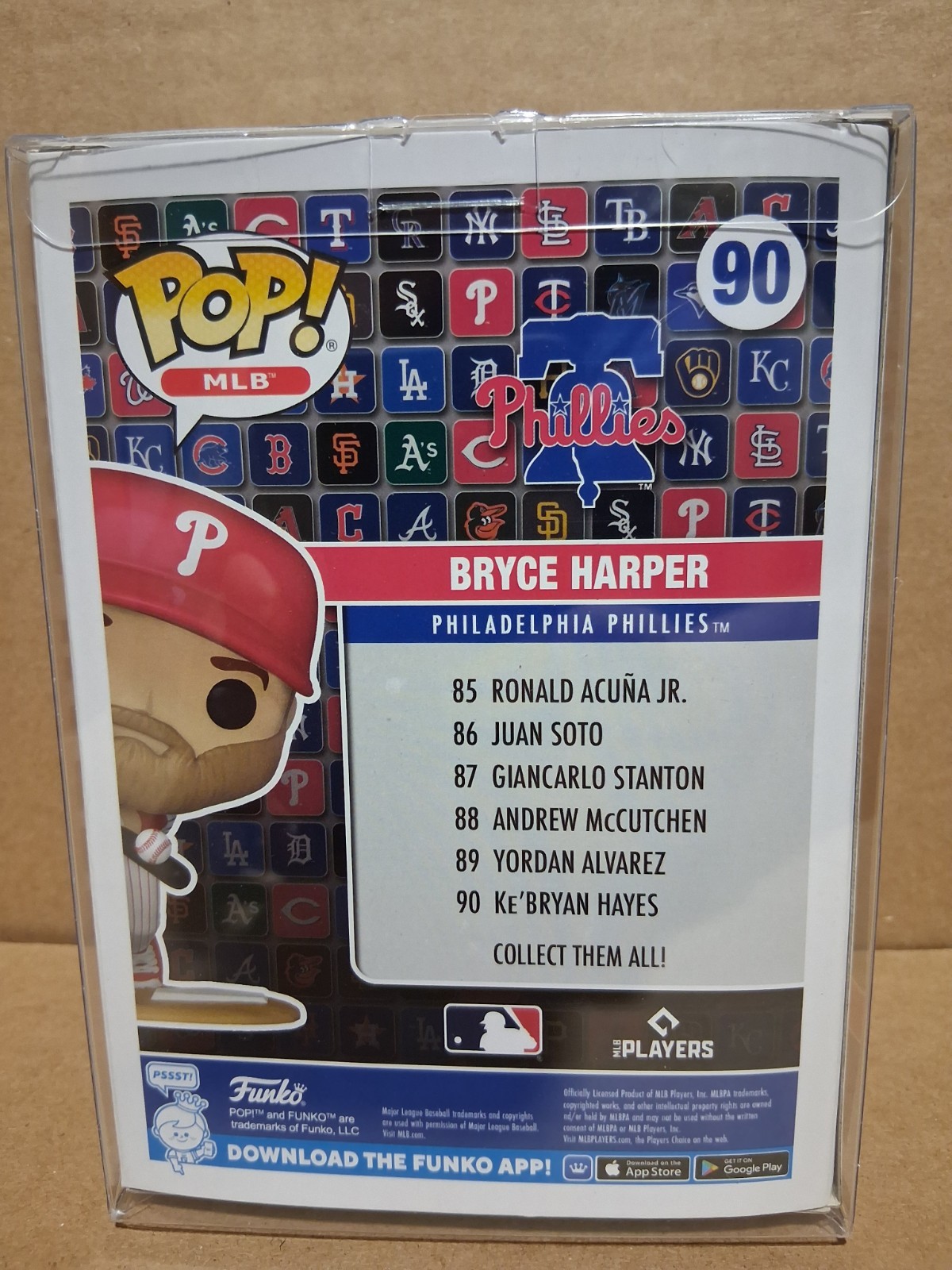 Funko Pop! Vinyl: Bryce Harper MLB Baseball Figure #90 New