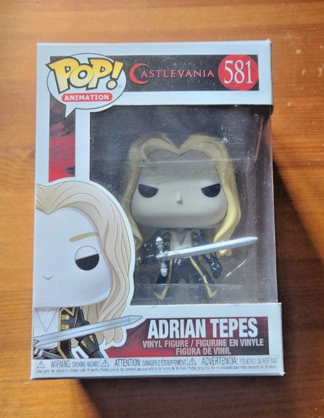 Funko Pop! Animation Castlevania Adrian Tepes #581 ( Vaulted – See Pictures )