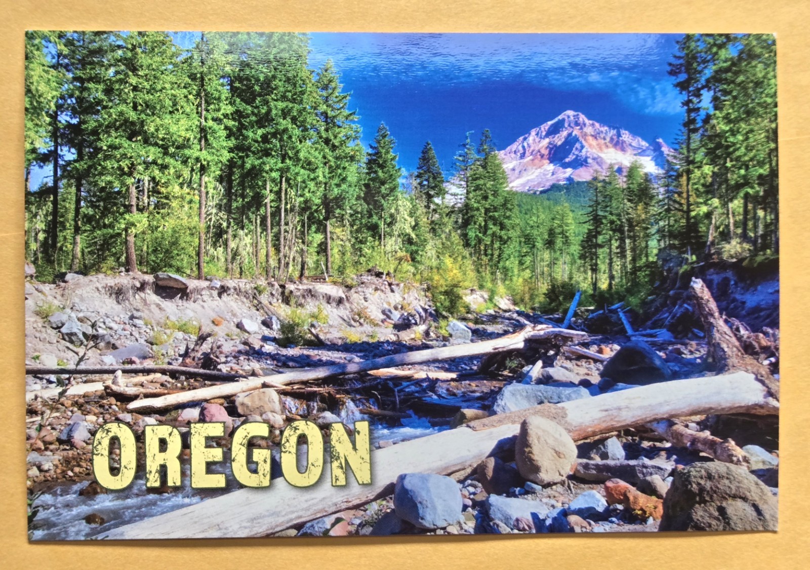 Postcard OR: Peaking. Oregon