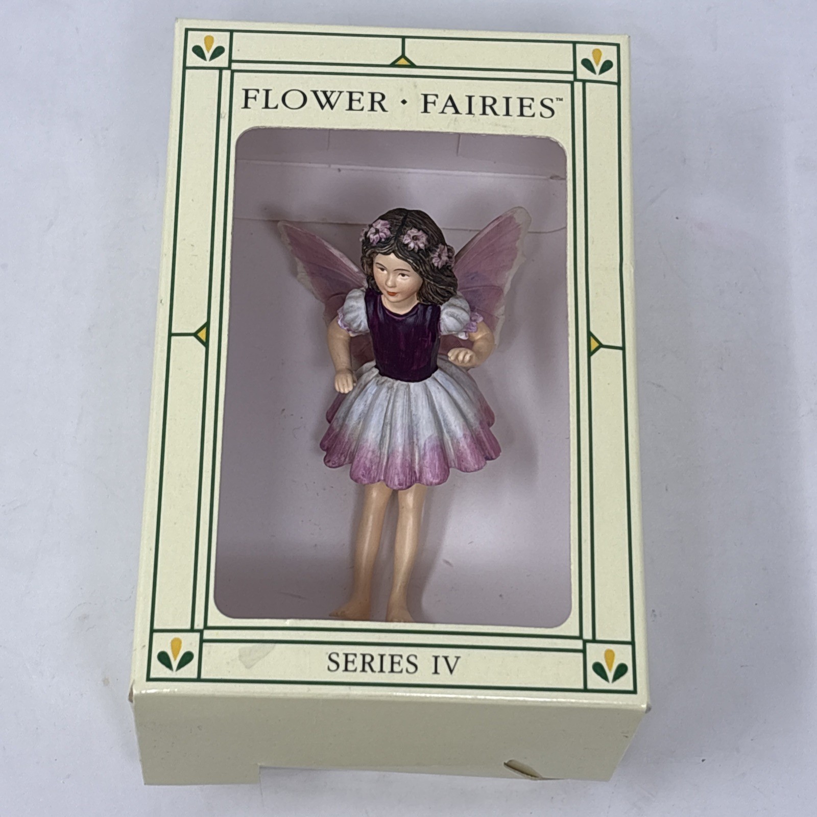 CICELY MARY BARKER Flower Fairy Garden Stake HELIOTROPE Planter Figurine IV