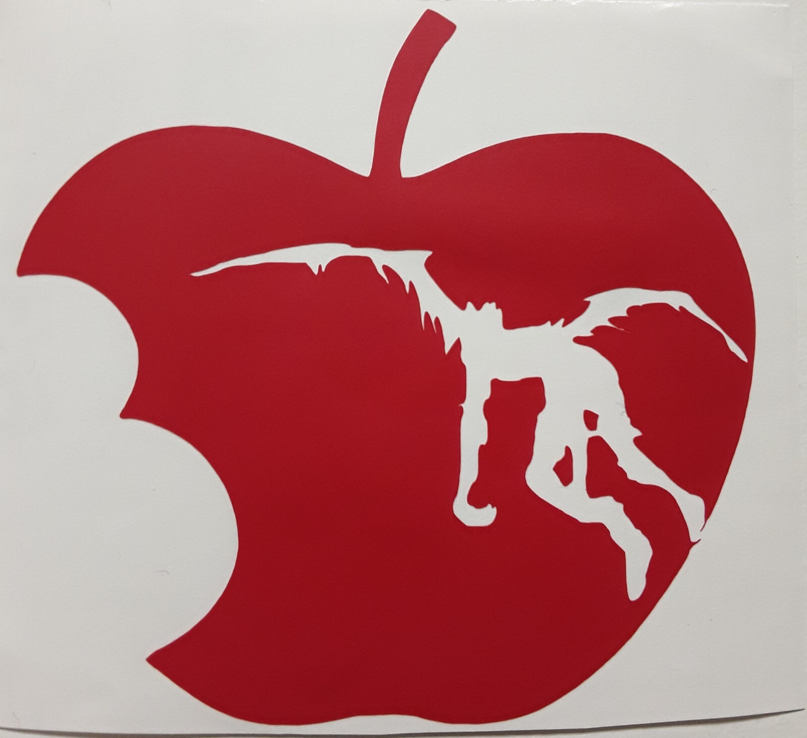 Ryuk Apple Death Note Sticker Vinyl Decal Great for Windows/Laptop Waterproof!