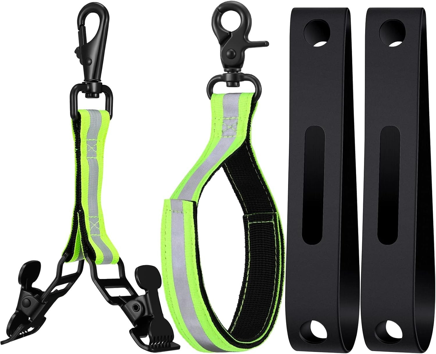 4 Pieces Firefighter Tools 2 Pcs Firefighter Helmet Band 2 Pcs Glove Strap Rubbe