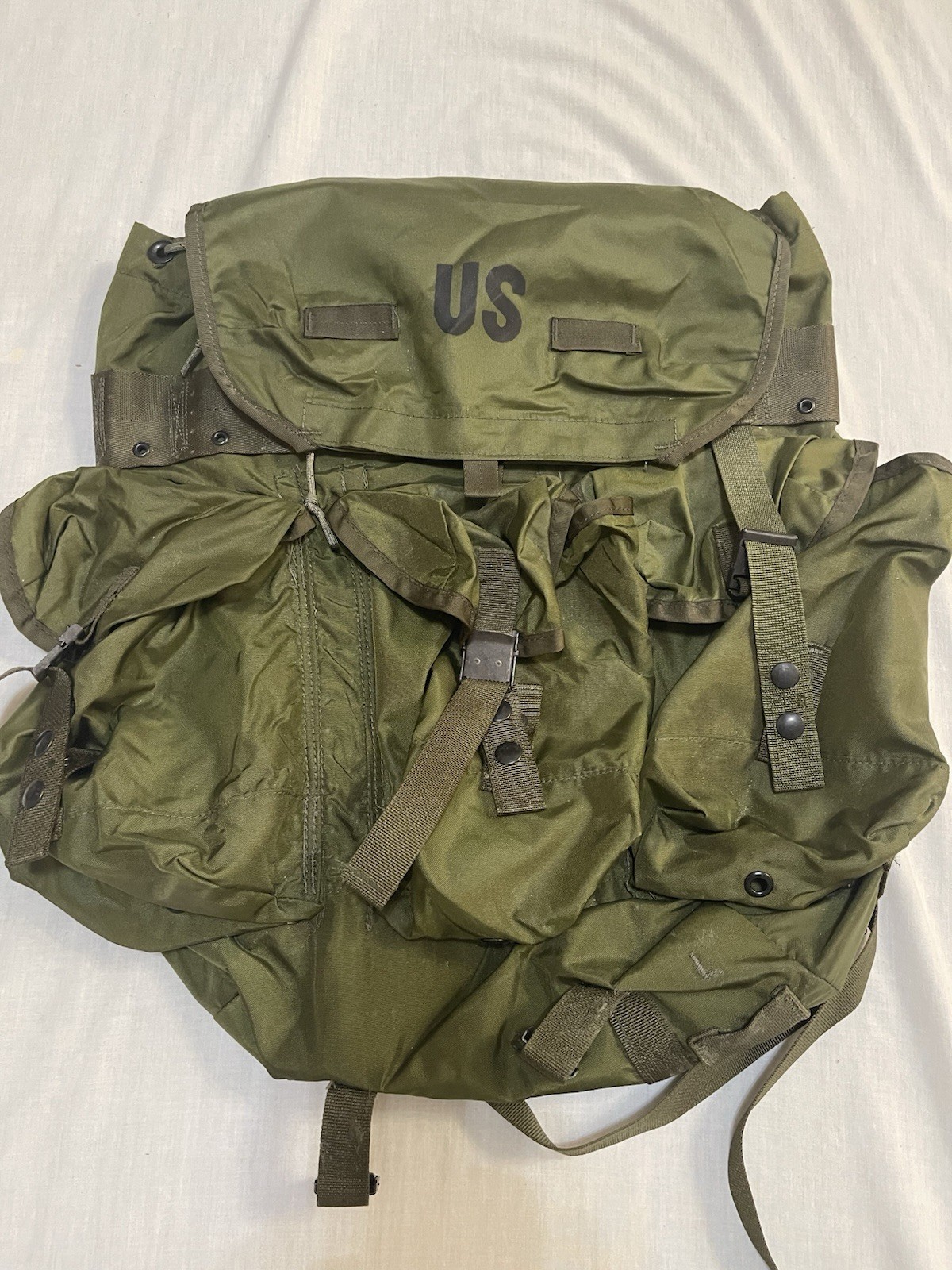 US Vietnam Alice Pack Rucksack Medium OD Dated 1974 NEW OLD Stock. Pack only.
