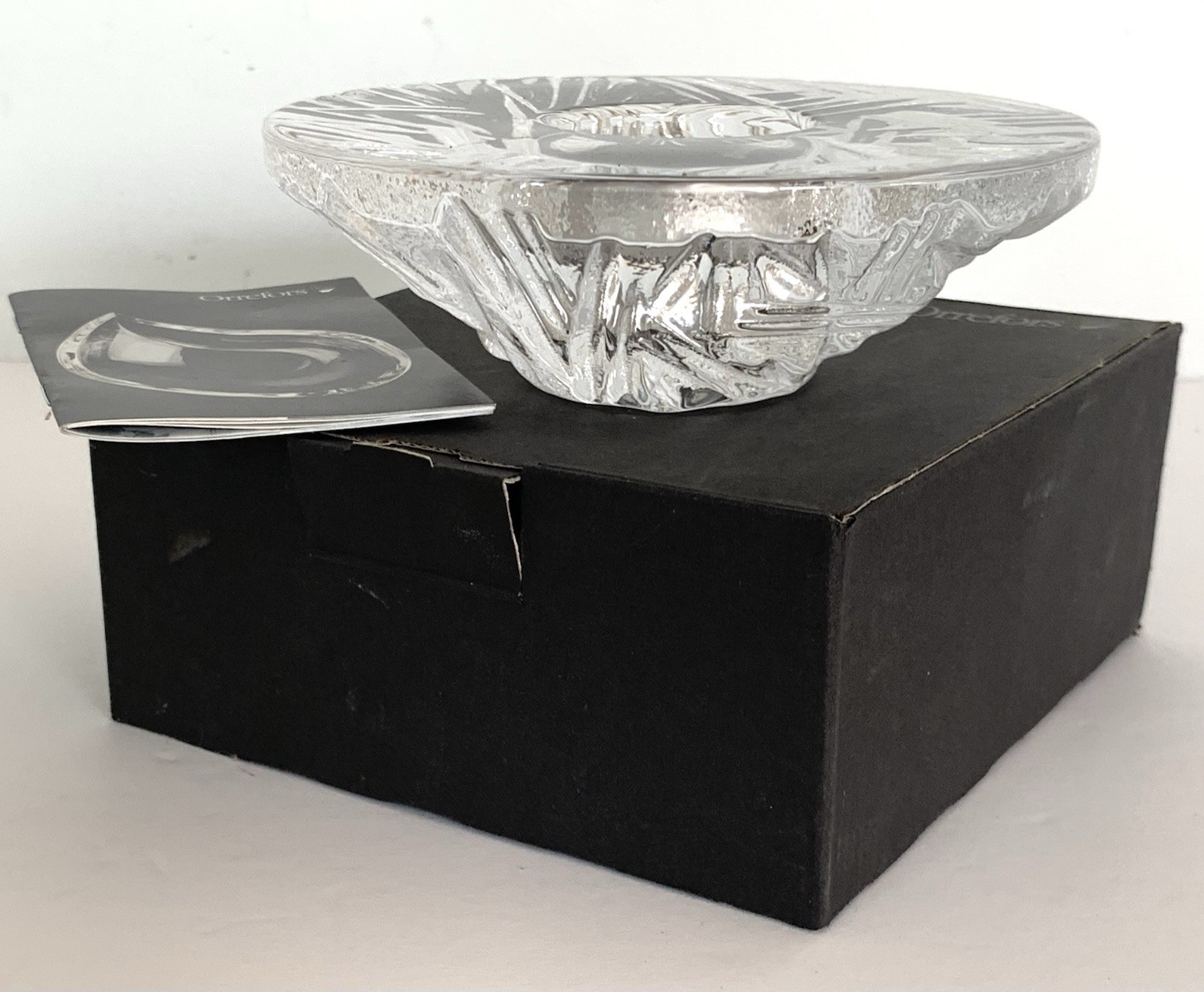 Orrefors ICY LJUSLYKTA Votive Candle Holder MARTTI RYTKONEN 6547761 Sweden *NIB