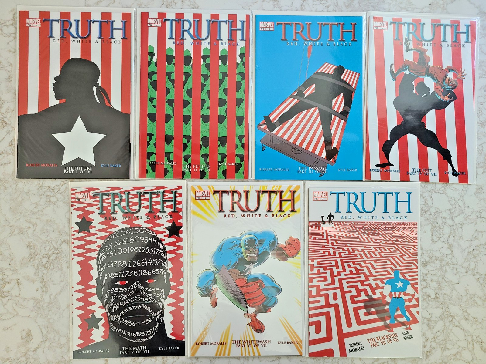 Truth: Red, White, and Black #1-7 Complete Series. (Marvel Comics) – 2003 NM