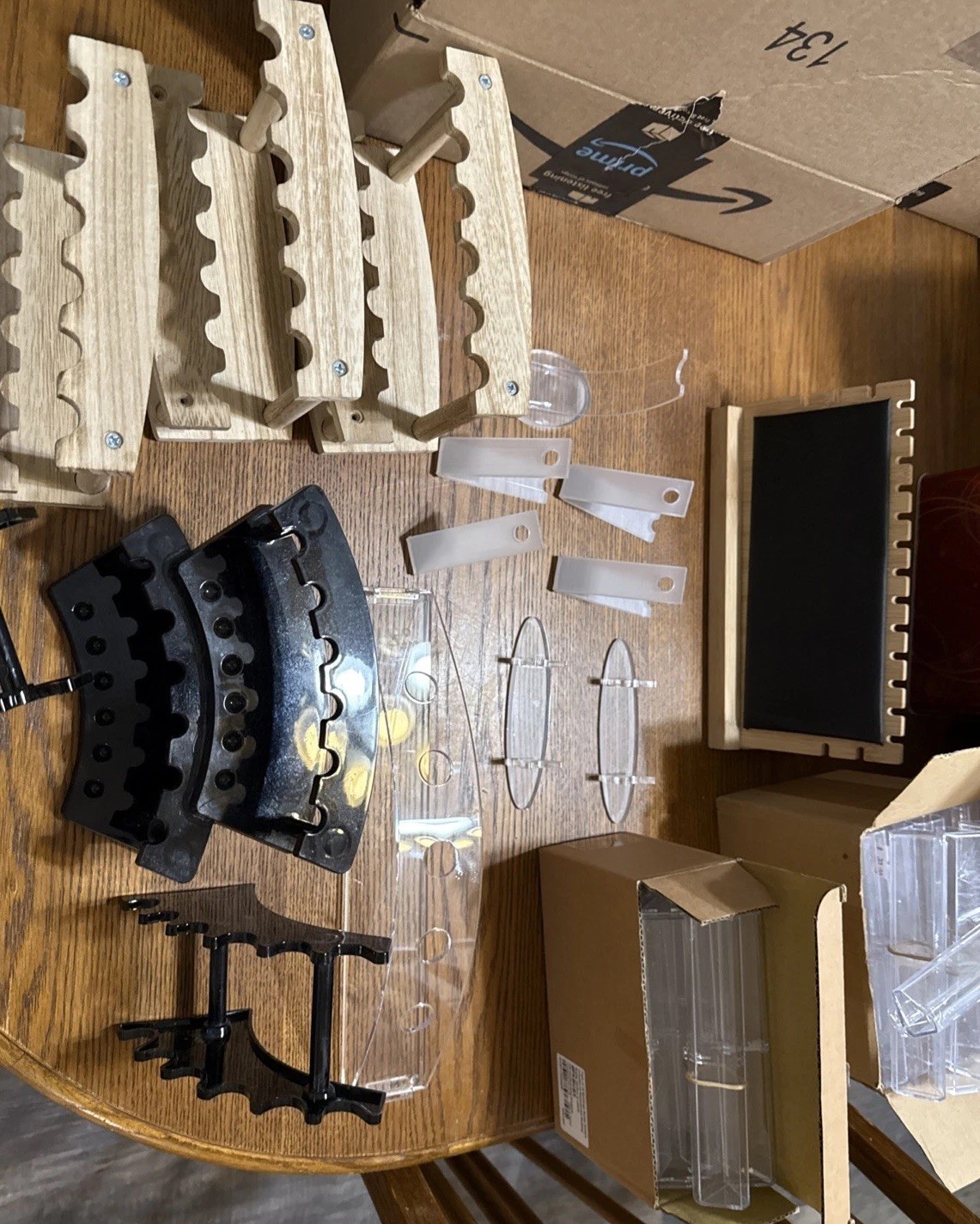 Large Lot Of Pen And Pencil Holders Displays Stands And Cases