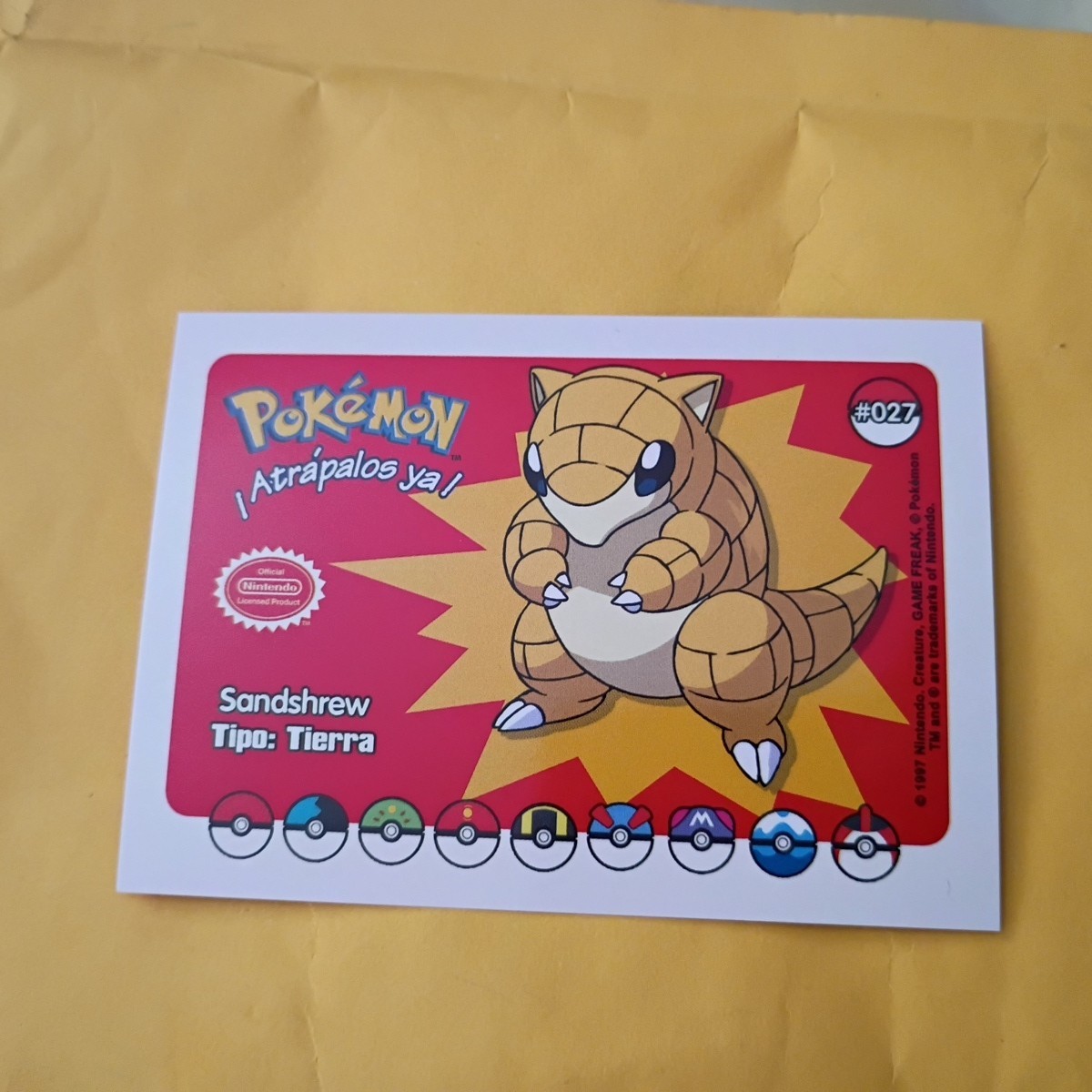 2025 POKEMON Who´s That Card #027 SANDSHREW Kanto Peru