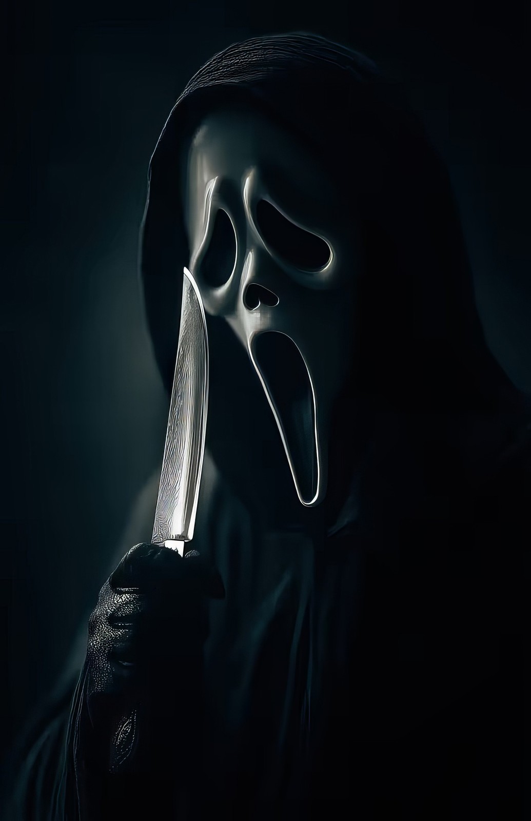 Ghostface Scream Killer Ghost Mask Knife Slasher Horror Movie Poster Print Art