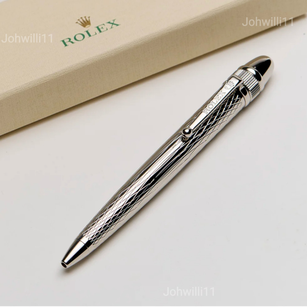 Hot Rolex Gift Ballpoint Silver Pen NEW RARE Novelty New With Box; Gift Bid,