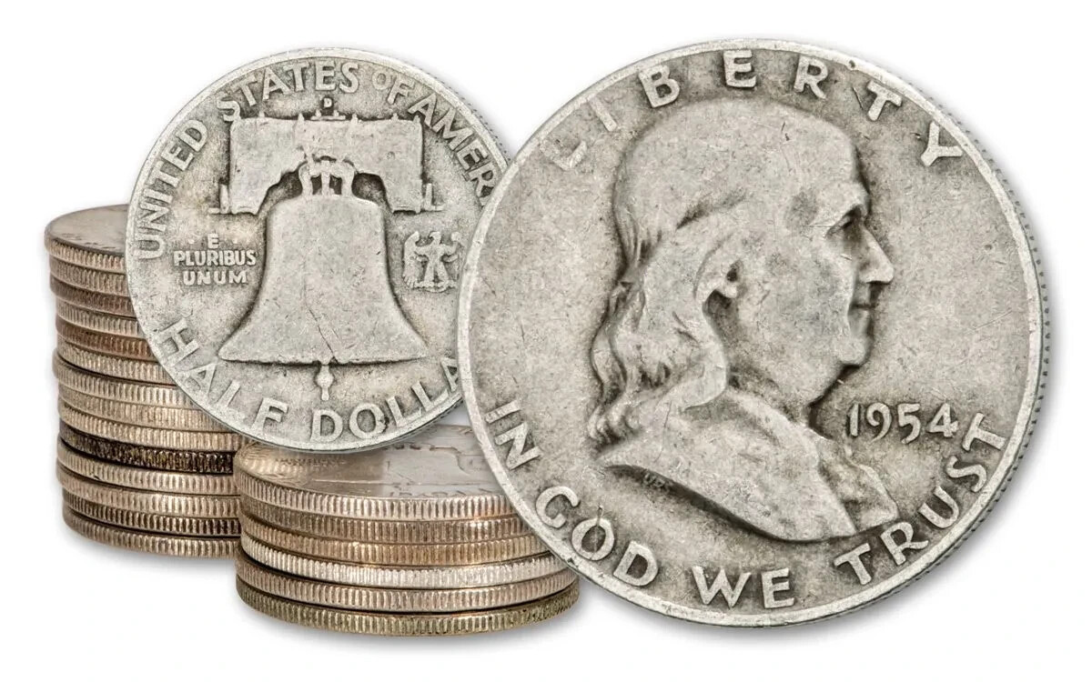 Franklin Half Dollar Full Roll – 10 Coins – 90% Siver – Choose How Many Rolls!