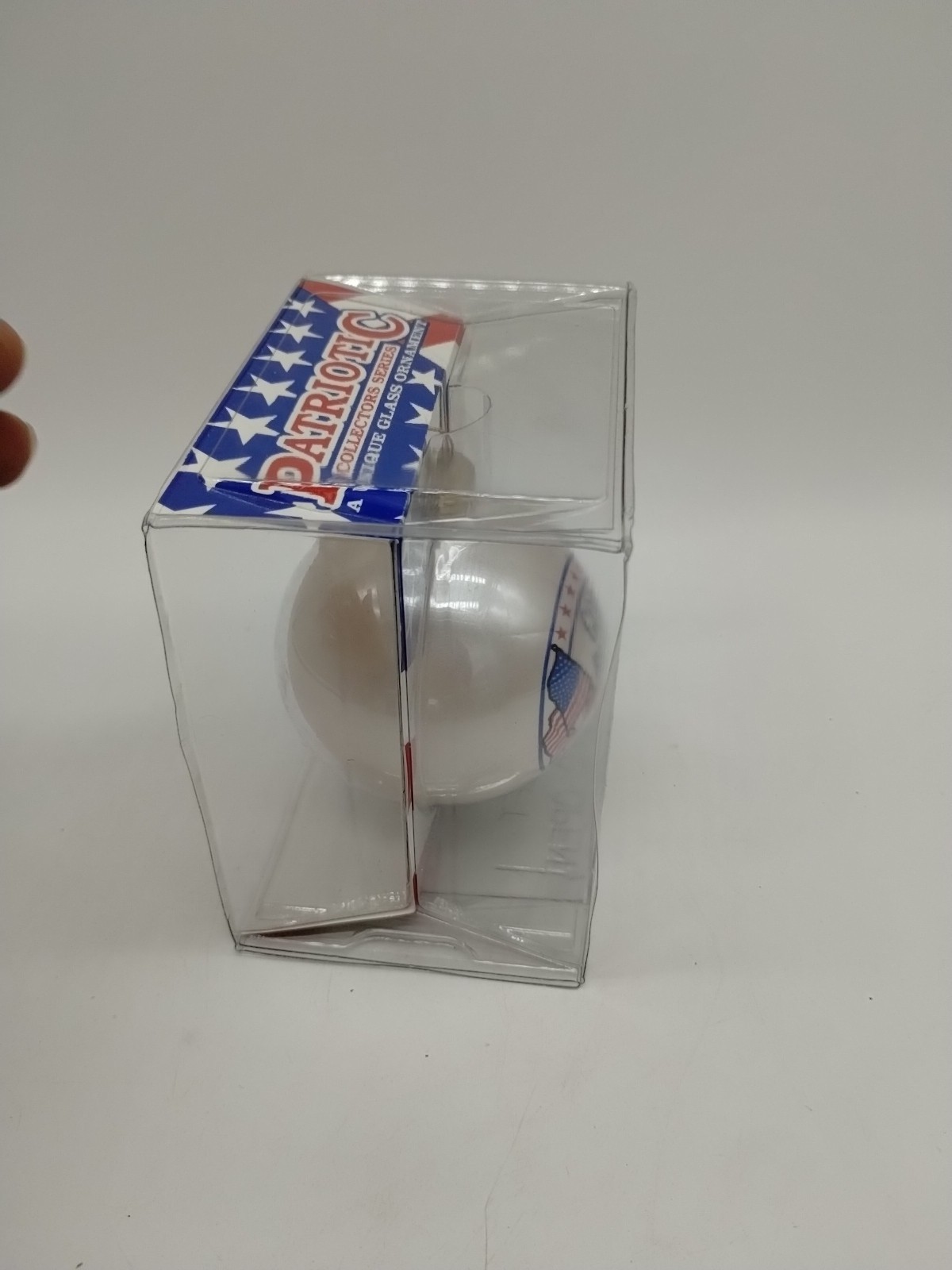 God Bless America Patriotic Christmas Ornament Topperscot Made In USA