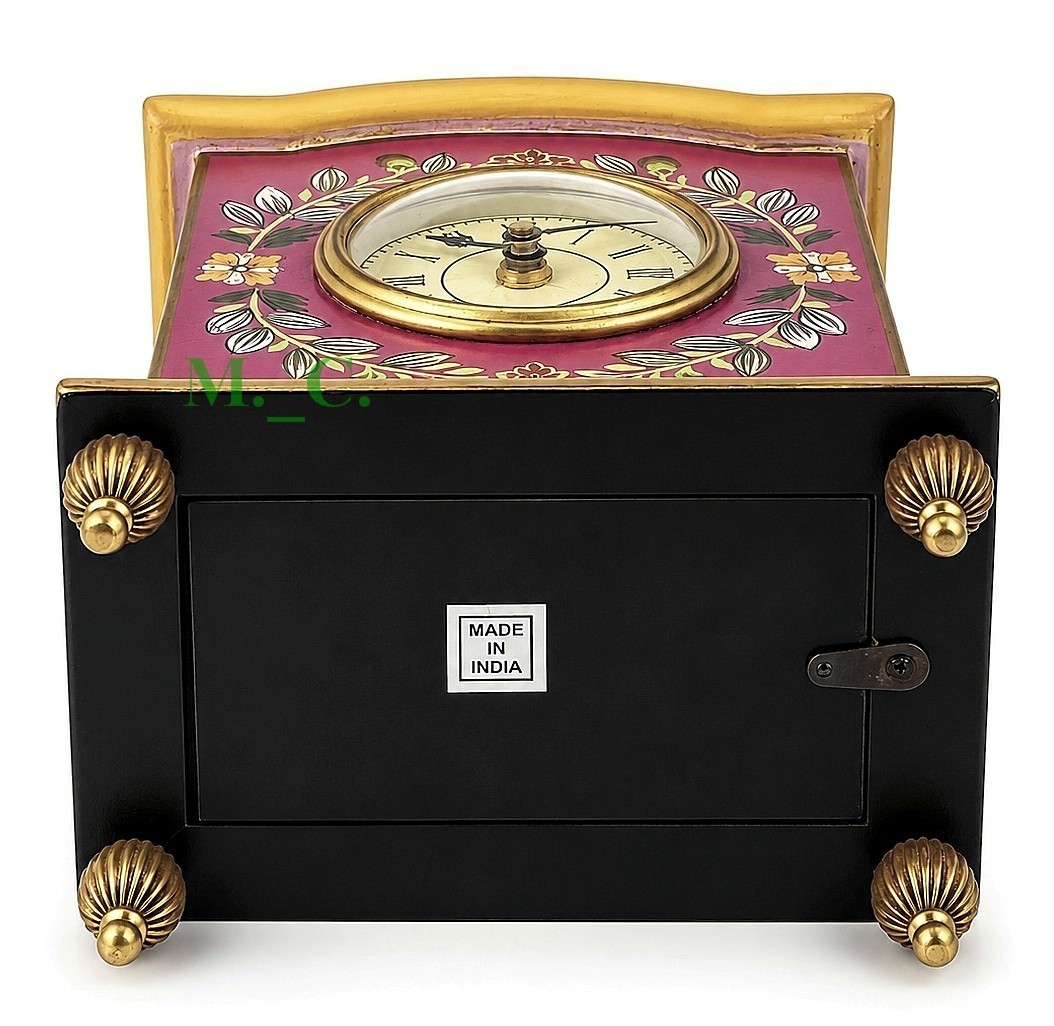MacKenzie Childs Paradise Clock Desk, Mantel Shelf Brand New No Box